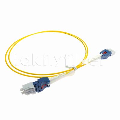 Polarität Dreh 2.0mm LC PC Uniboot Duplex Fiber Optic Patch Cord mit G657A1 Fiber für Netzwerk