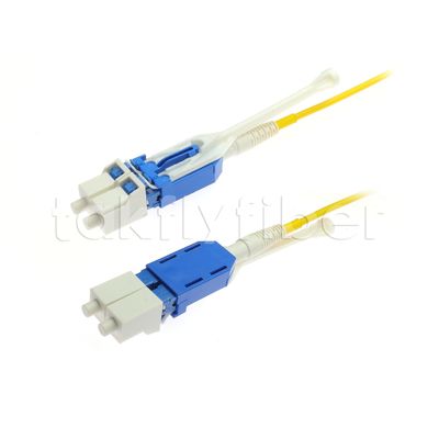 Uniboot Duplex Fiber Optic Patchcord 2.0mm Durchmesser mit G657A1 Faser und LSZH Jacket LC PC-Anschluss