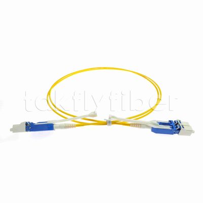 Uniboot Duplex Fiber Optic Patchcord 2.0mm Durchmesser mit G657A1 Faser und LSZH Jacket LC PC-Anschluss