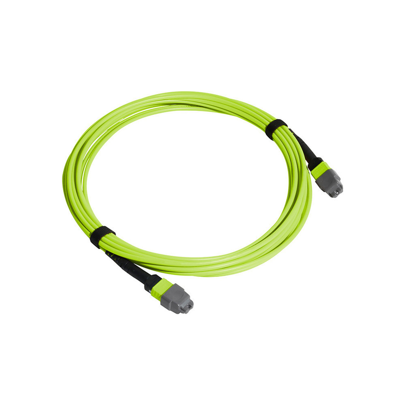 Multi-Modus 24-Fiber Kalkgrün MPO MTP Kabel Glasfaserkabel 20m Länge Optimaler Temperaturbereich