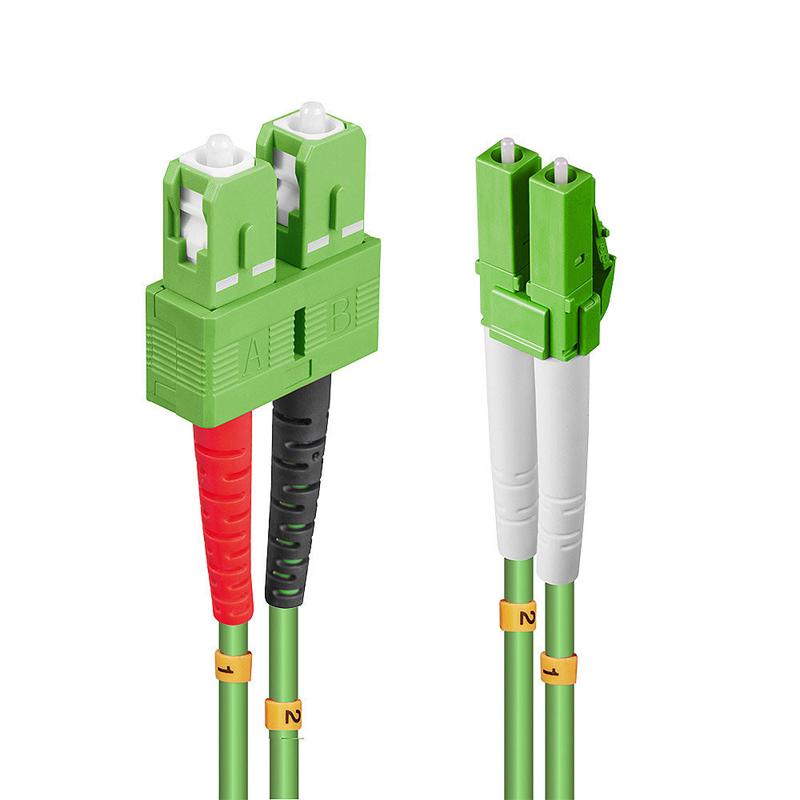 angepasste Länge Multimode Glasfaser Patchcord Telekommunikation PVC/LSZH Jacket UPC/APC Polieren.