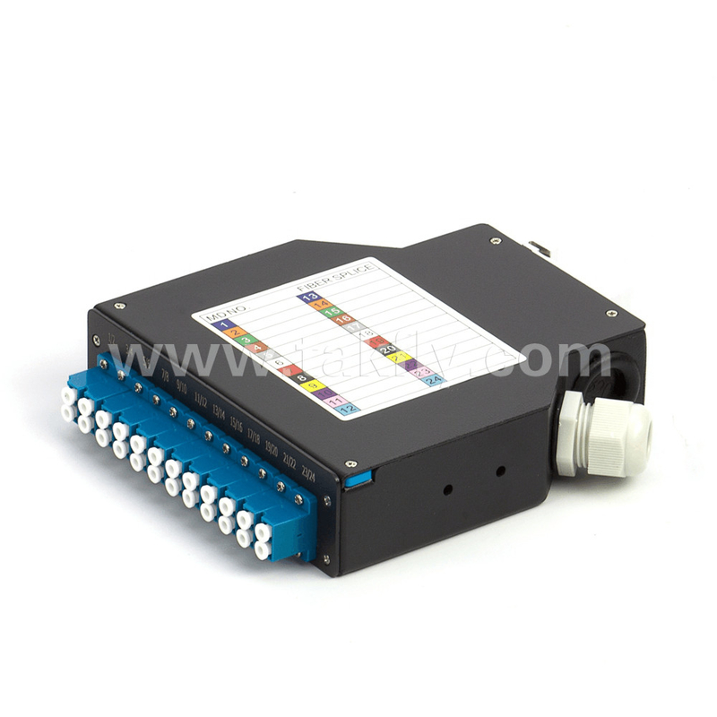 Aluminium-DIN-Schienenmontierte LC/Sc Sx/Dx Glasfaser-Terminalbox mit einfacher Installation