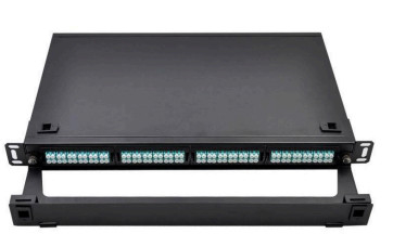 96F Kassetten-Adapter-Panel 1U Rack Mount MPO Patch-Panel für das Rechenzentrum Höhe 1U