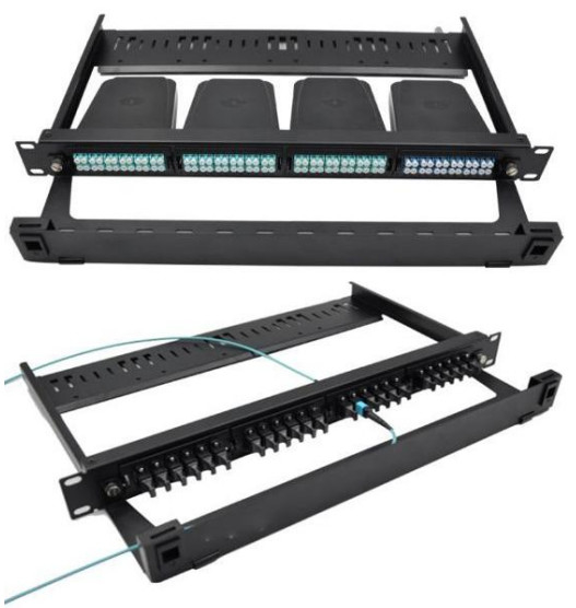 1U MPO MTP Glasfaser Patch Panel 24 Port für das Rechenzentrum