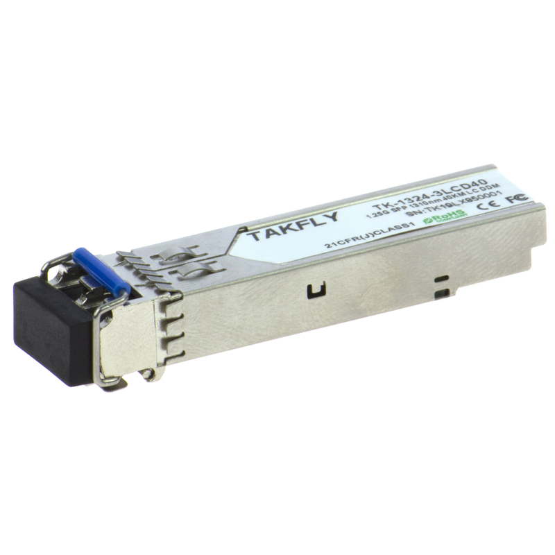 1.25G SFP 1310nm 40KM SMF DDM LC CISCO JUNIPER HUAWEI Kompatibles SFP-optisches Transceivermodul