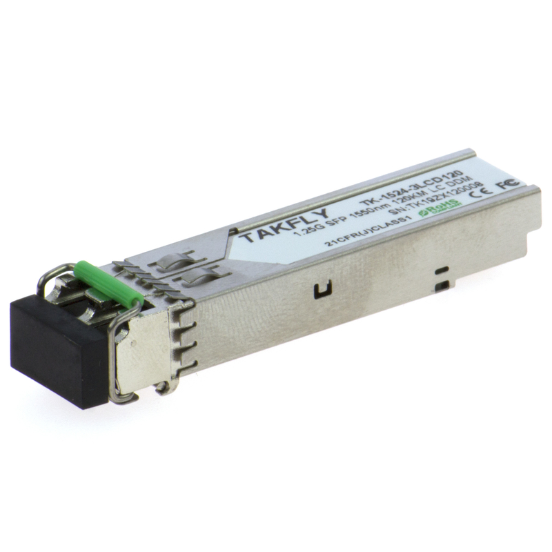 1.25G SFP 1550nm 120KM SMF DDM LC CISCO JUNIPER HUAWEI Kompatibles SFP OPTISCHES TRANSCEIVER-Modul für Fernkommunikation