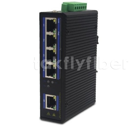 Industrielle PoE-Schalter 4 Port 10/100Mbps PoE + 1 Port 10/100Mbps Ethernet