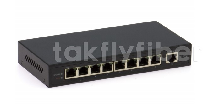 DF-1E-8EP 8-Port 10/100Mbps Fast Ethernet Switch mit nicht einfrierender Luftfeuchtigkeit 0-95%