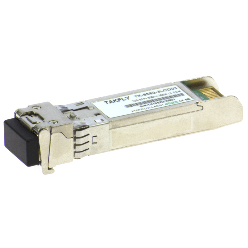 10GBASE-SR 10G SFP+ Optical Transceiver Module 850nm 300m DDM Duplex LC/UPC MMF Cisco Juniper Huawei Kompatibel