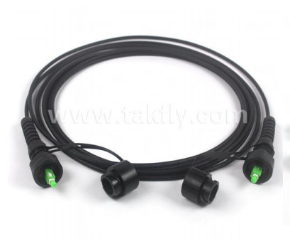 ODVA Wasserdichtes Patch Cord 4,5-8,0 nm Kabel Haltbarkeit ≤ 0,2 dB mit dem unterstützenden optischen Kabel