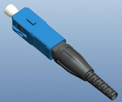SC UPC/APC-Typ Schnellfaseroptikverbindung Mechanisch eingebettete Technik mit 125μm 652 657 Faserdurchmesser