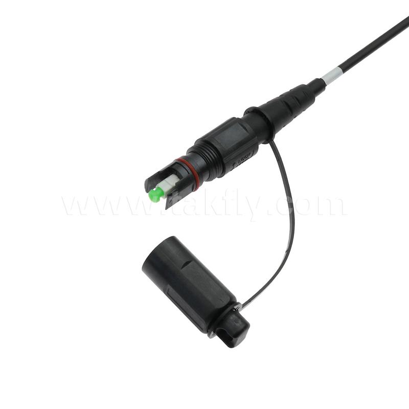 Wasserdicht 1X4 Mini Supertap Terminal Schließung Typ Glasfaser PLC Splitter mit Supertap weibliche Optitap kompatible Steckverbinder