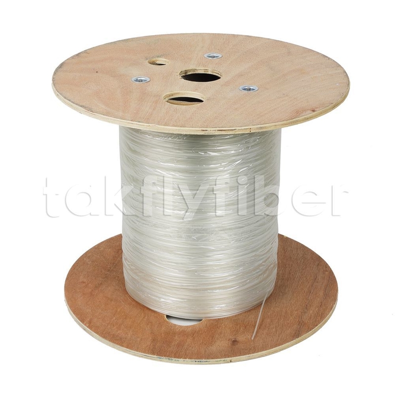 Transparentes FTTH-Faseroptikkabel 2,2x3,0 mm G657A2 Flachraum