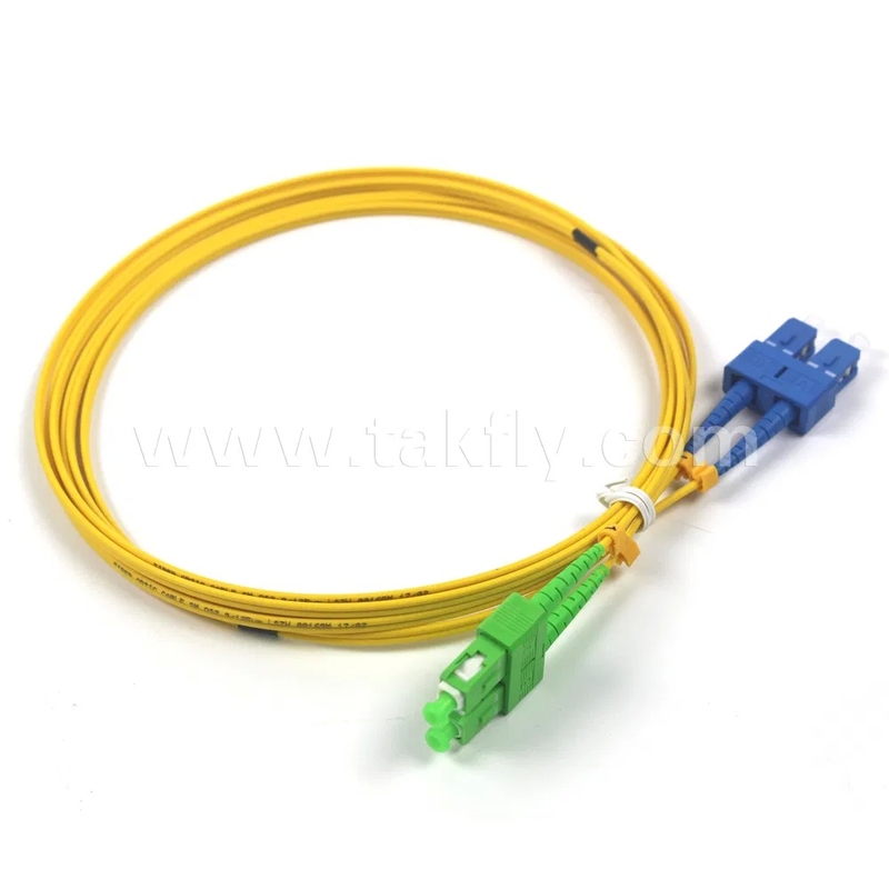 SC-SC Singlemode Duplex Glasfaser-Patchkabel 0,9 mm-3,0 mm