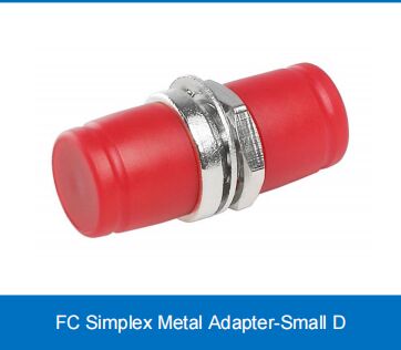 FC Simplex-Metalladapter, klein, D-Typ, SM/MM, 0,2 dB, FTTH
