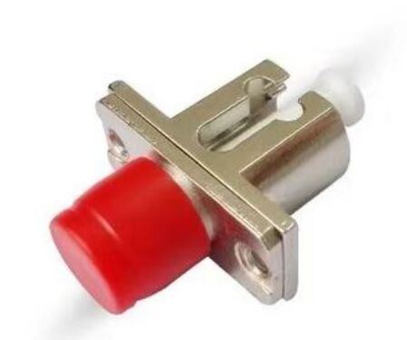 FC-LC Einzelkern-Metallflansche Adapter Einzelmodus, Multimodus Flansche Glasfaser Adapter für Telekommunikation