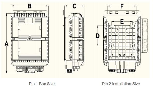 FTKS-1708-24C-16F Glasfaser-Abschlussbox für FTTx-Kommunikationsnetzwerksystem aus China