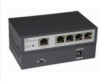Hochauflösender, nicht verwalteter POE-Netzwerk-Switch | Hochwertige Elektronik DF-155M-4P-E