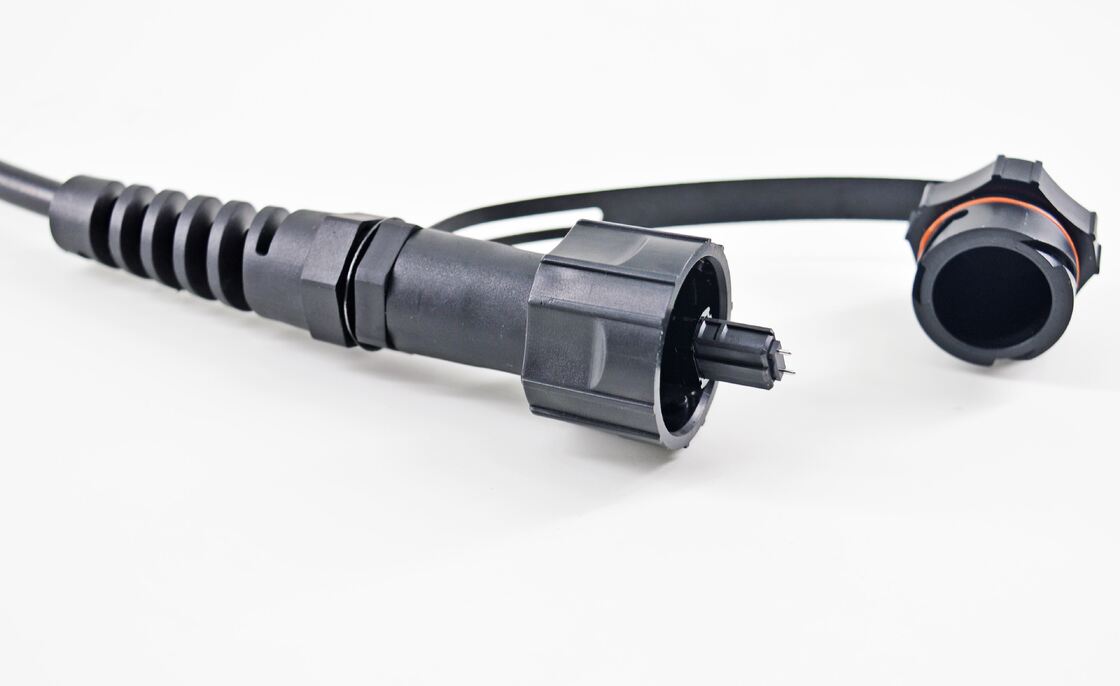 Wasserdichtes ODVA MPO MTP Stecker-Buchse auf LC SC FC ST SM MM OM3 OM4 OM5 Glasfaser-Breakout-Kabel / Glasfaser-Patchkabel / Glasfaser-Trunk-Kabel / Glasfaser-Fanout-Kabel