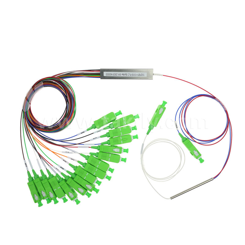 1x2FBT + 1x16 PLC MINI 0,9MM Glasfaser-PLC-Splitter