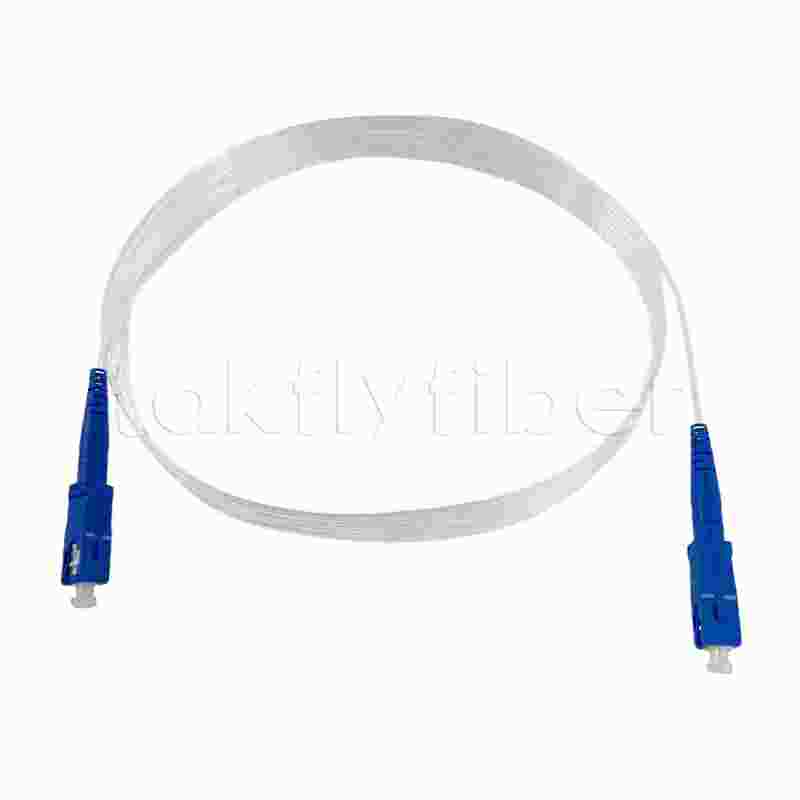 CPR Eca-zertifiziertes SC SM G657A 2,0*3,0 mm unsichtbares Glasfaser-Patchkabel für FTTH und FTTR