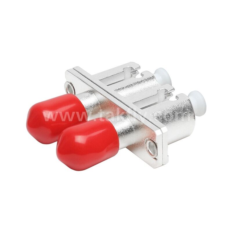 ST-LC-Koppler, Duplex-Metall-Hybrid-Adapter, weiblich/weiblich, Glasfaser für Rechenzentrum, Telekommunikation, FTTX