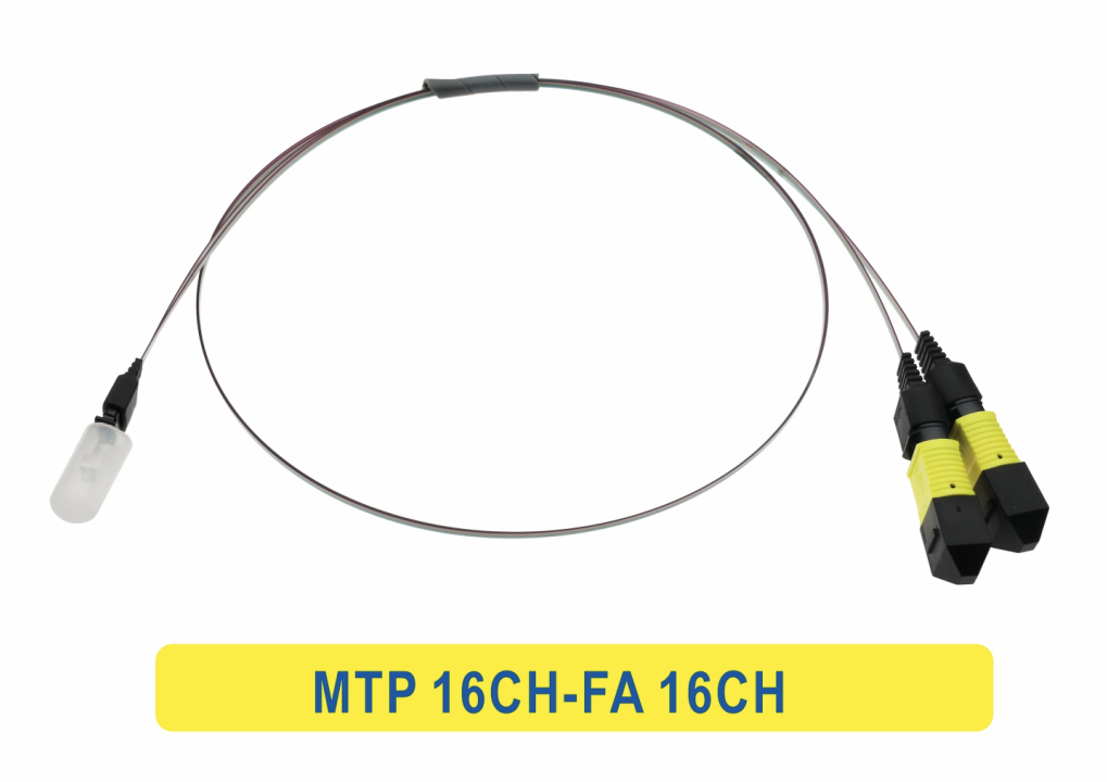 16CH MTP/MPO bis 16CH FA Fiber Array Fiber Optic Patchcord Kabel für Rechenzentrum/CPO
