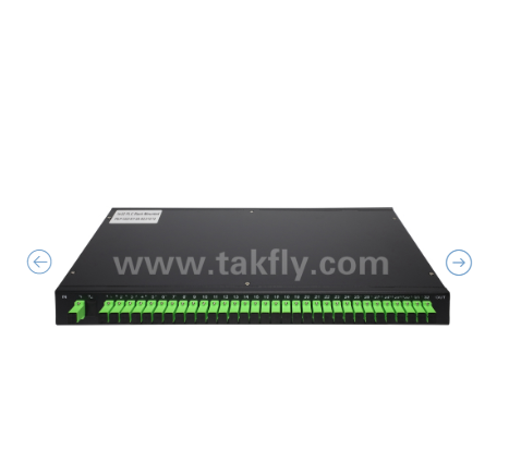 1U Rack Mount PLC Optical Splitter   19" Panel, Einzelmodus G657A1, SC/APC, für die optische Signalverteilung