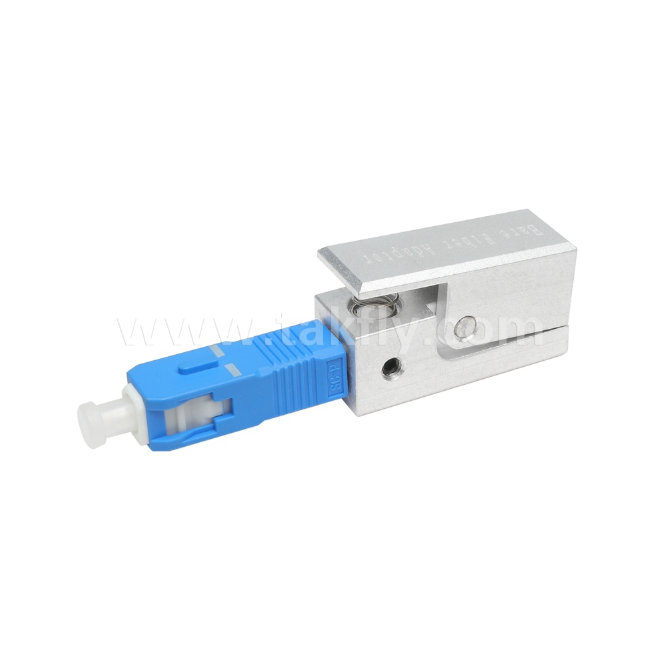 SC-Quadratform-Fiberadapter für Nackte Faser     Epoxy-freie, wiederverwendbare, geringe Einfügungsverluste für Test- und Messanwendungen mit optischer Faser