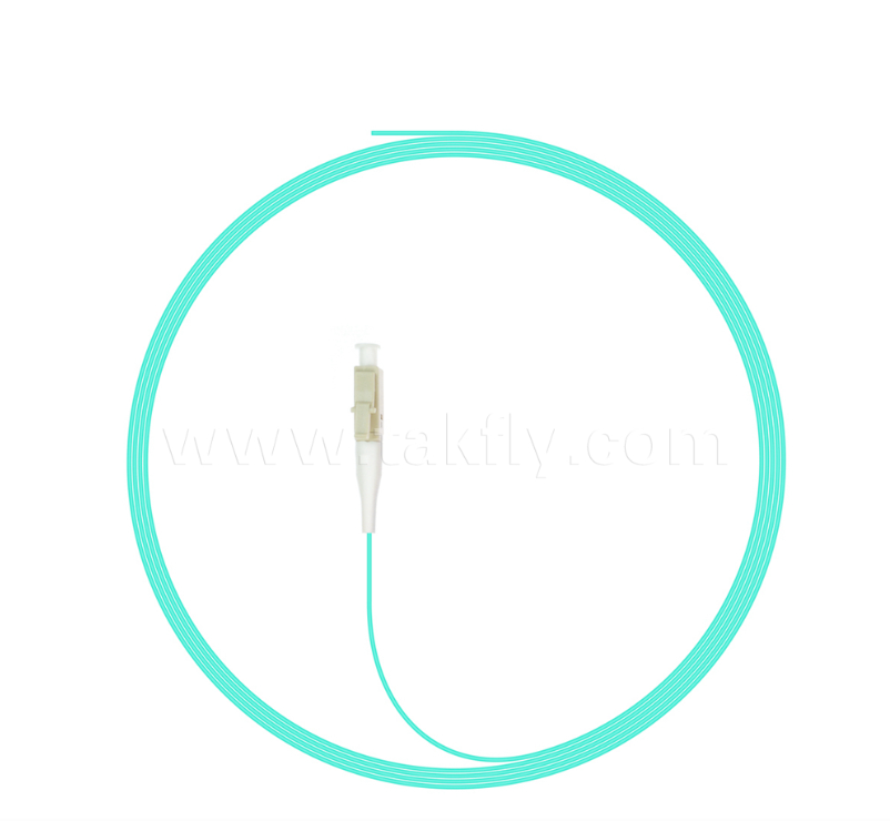 LC Simplex Fiber Optic Pigtail – 0.9/2.0/3.0mm Cable Diameters, Connectorized One End, Bare Fiber on the Other, for Optical Termination Boxes, Splicing & Equipment Interconnection