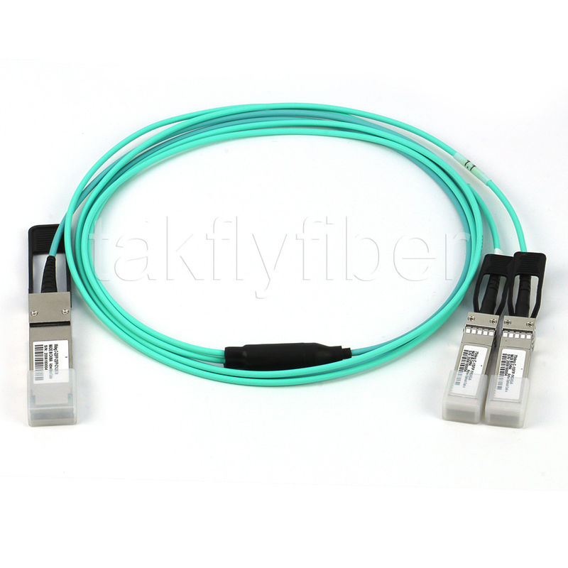 40G QSFP+ zu 2*10G SFP+ AOC Kabel