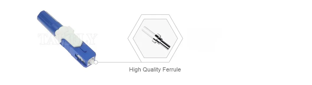 FTTH Sc APC Upc Fiber Optic Connector Sm/mm Sc Fast Connector
