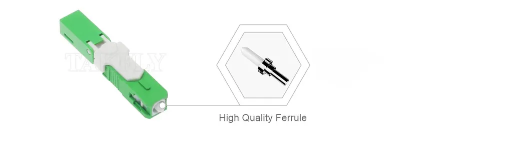 FTTH Sc APC Upc Fiber Optic Connector Sm/mm Sc Fast Connector