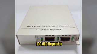 10G OEO Glasfaser-Repeater SFP+ zu SFP+ Network Boost