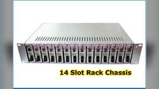 14-Slot-Rack-Montagegehäuse, 2U-Höhe