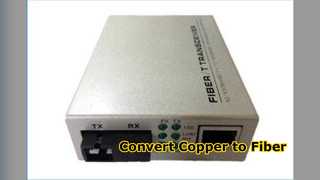 Gigabit-Glasfaserkonverter TX zu FX Fast Network