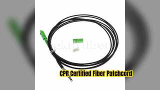 CPR Dca-Glasfaser-Patchkabel SM G657AB3 LSZH