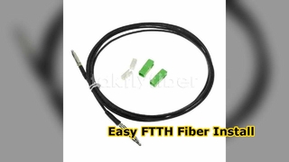 SC Pushable FTTH Drop Cable Glasfaser-Patchkabel