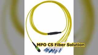 MPO CS-Faser-Patchkabel mit hoher Dichte